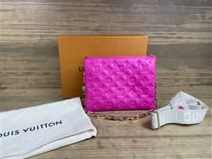Louis Vuitton Coussin PM Pink/Purple in Lambskin with Gold-tone - US